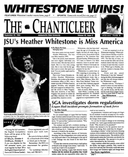 JSU's Heather Whitestone Is .Miss America