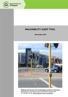 Walkability Audit Tool