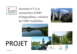 Avenant N°1 À La Convention D'ort D'angoulême, Création De L'ort