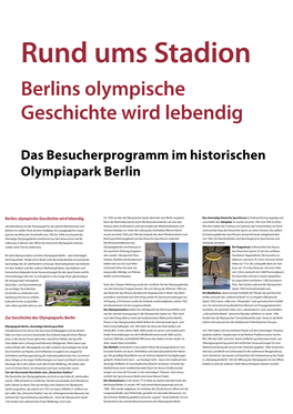 Berlins Olympische Geschichte Wird Lebendig