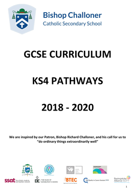 KS4 Pathways Booklet 2018-2020