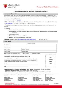 Division of Student Administration