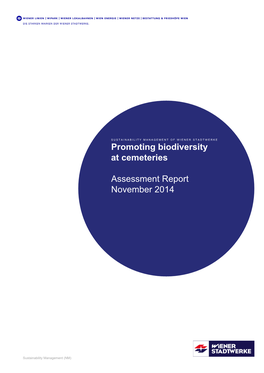 Promoting Biodiversity at Cemeteries Assessment Report November 2014 (English Version, February 2016)