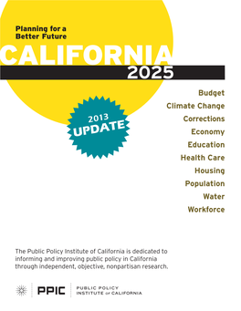 California 2025: Planning for a Better Future