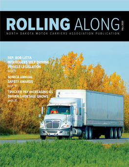 Fall 2020 Fall North Dakota Motor Carriers Association Publication