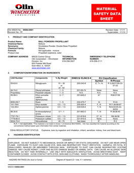 Ball Powder Propellant