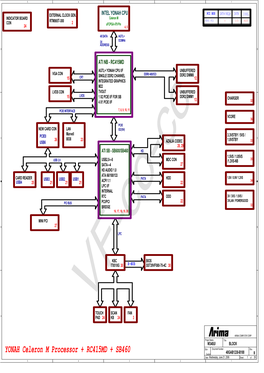 YONAH Celeron M Processor + RC415MD + SB460 Custom 40GAB1230-B100 B Date:Wednesday, June 21, 2006 Sheet : 139Of 5 4 3 2 1 a B C D E