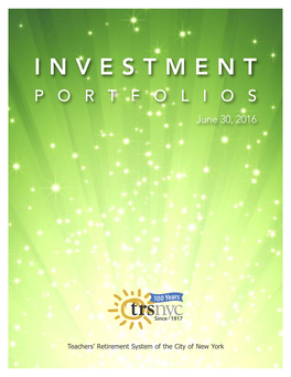 Investment Portfolio 2016