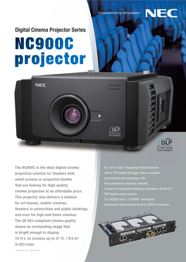 Digital Cinema Projector Series