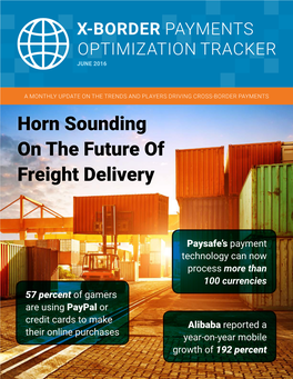 Horn Sounding on the Future of Freight Delivery