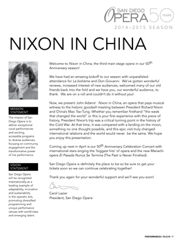 Nixon in China