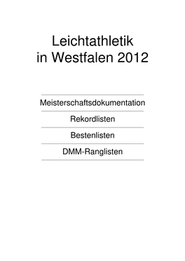 FLVW Bestenliste 2012
