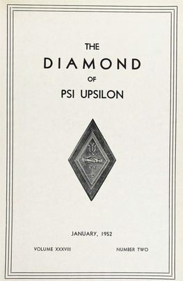 The Diamond of Psi Upsilon Jan 1952
