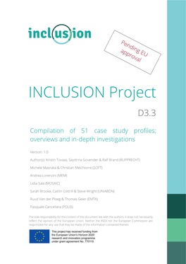 INCLUSION Project