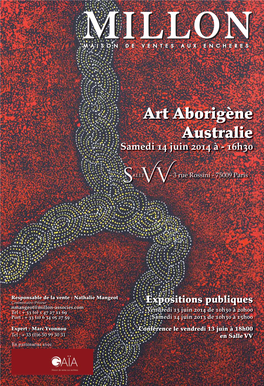 Art Aborigène Australie Samedi 14 Juin 2014 À - 16H30