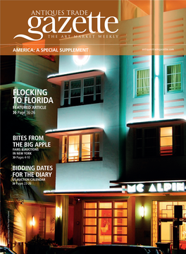 FLOCKING to FLORIDA FEATURED ARTICLE ❯❯ Page 16-26