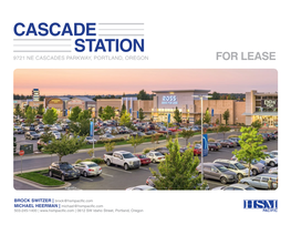 Cascade Station 9721 Ne Cascades Parkway, Portland, Oregon for Lease