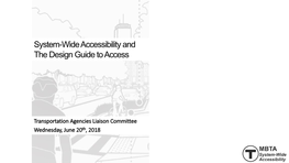 System-Wide Accessibility and the Design Guide to Access