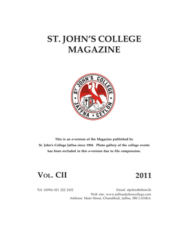 St. John's College Magazine