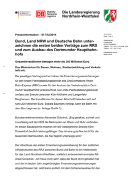 Die Landesregierung Nordrhein-Westfalen Bund, Land