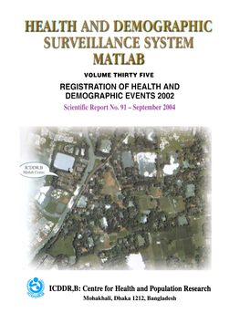 Registration of Health and Demographic Events 2002