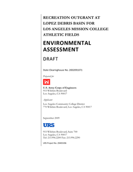 Environmental Assessment Draft