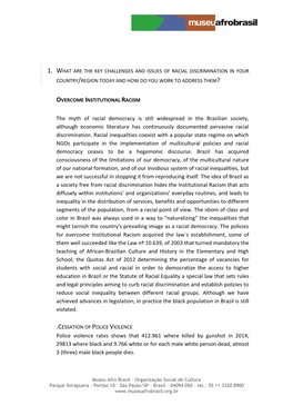 The Myth of Racial Democracy Is Still Widespread in the Brazilian Society, Although Economic Literature Has Continuously Documented Pervasive Racial Discrimination