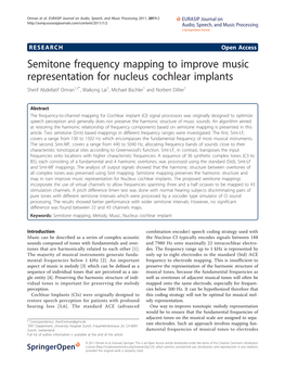 Semitone Frequency Mapping to Improve Music Representation For