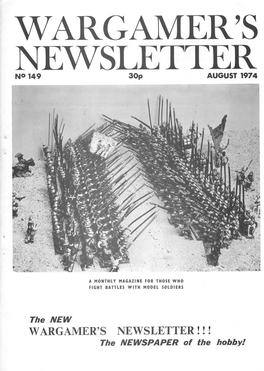 Wargamer's Newsletter August 1974