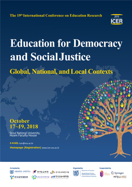 Education for Democracy and Social Justice Global, National, and Local Contexts