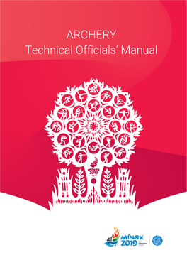 ARCHERY Technical Officials' Manual