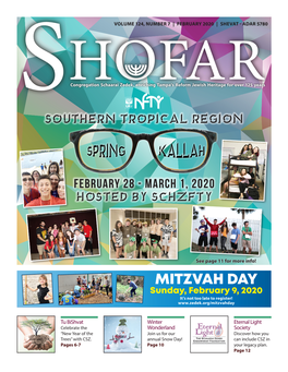 February 2020 Shofar