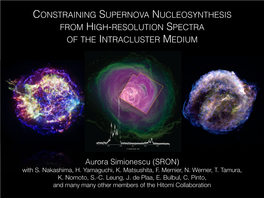 Constraining Supernova Nucleosynthesis from High-Resolution Spectra of the Intracluster Medium