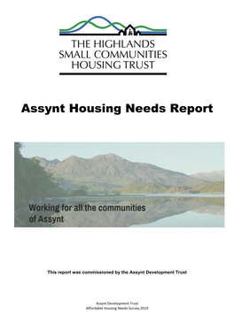 Arisaig and District Affordable Housing Needs Survey July 2009
