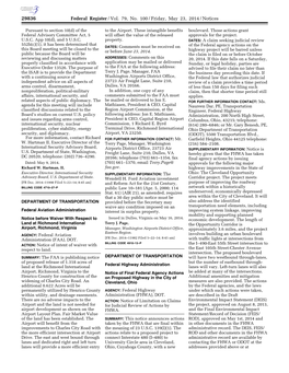 Federal Register/Vol. 79, No. 100/Friday, May 23, 2014/Notices