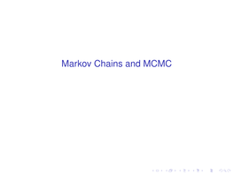 4- Markov Chains and MCMC