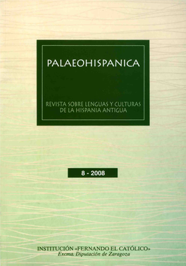 Palaeohispanica, 8 (2008)