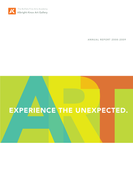 Annual Report 2008–2009 Board of Directors the Buffalo Fine Arts Academy 2008–2009