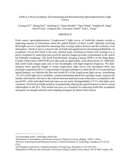 Earth As a Proxy Exoplanet: Deconstructing and Reconstructing Spectrophotometric Light Curves