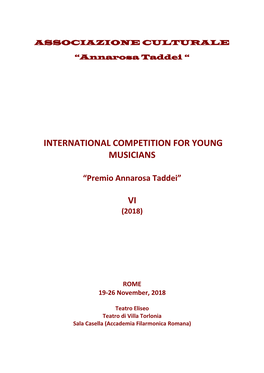 International Competition for Young Musicians