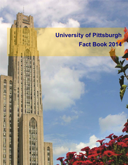 University of Pittsburgh Fact Book 2014 Foreword