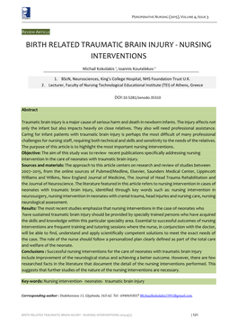 Nursing Interventions