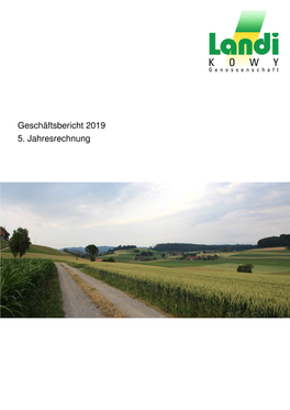 Geschäftsbericht 2019 5. Jahresrechnung