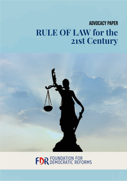 RULE of LAW for the 21St Century