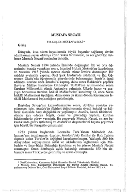 Giriş Dünyada, Kısa Süren Hayatlarında Büyük Başarılar Sağlamış Devlet Adamlarının Sayısı Oldukça Azdır