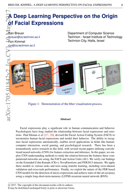 A Deep Learning Perspective on the Origin of Facial Expressions