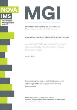 An Architecture for a Viable Information System