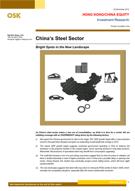 China's Steel Sector