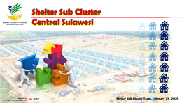 Temporary Shelter in District and City of Central Sulawesi