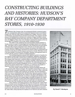 Hudson's Bay Company Department Stores, 1910-1930